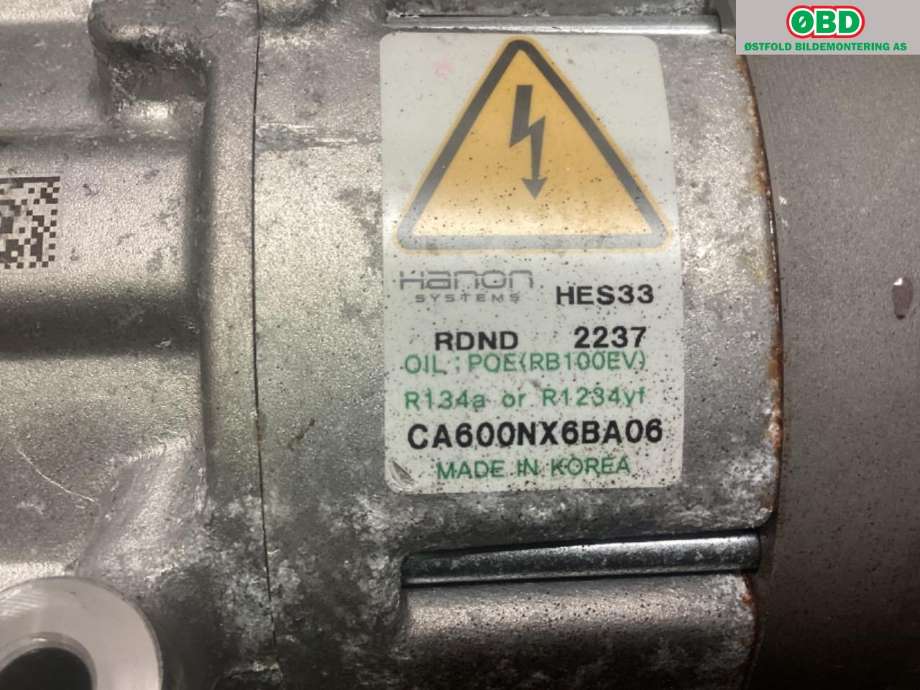 Aircondition kompressor til Kia Sportage 2021-->> (Type V) (KIA SPORTAGE PLUG-IN HYBRID|97729P4000|)