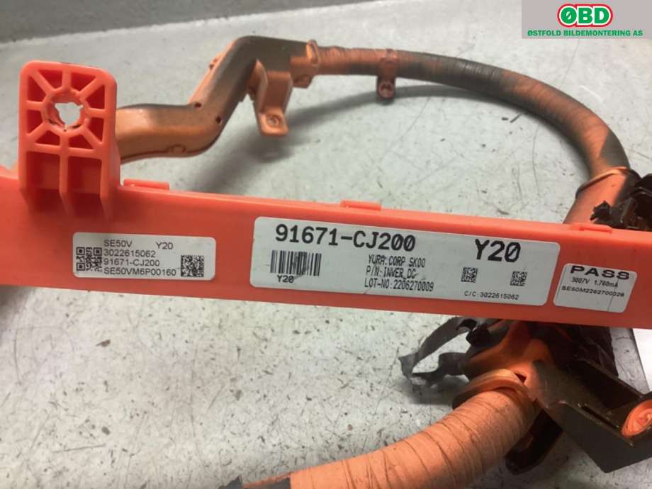 Kabel høy volt (HV) hybrid til Kia Sportage 2021-->> (Type V) (KIA SPORTAGE PLUG-IN HYBRID|91671CJ200|)