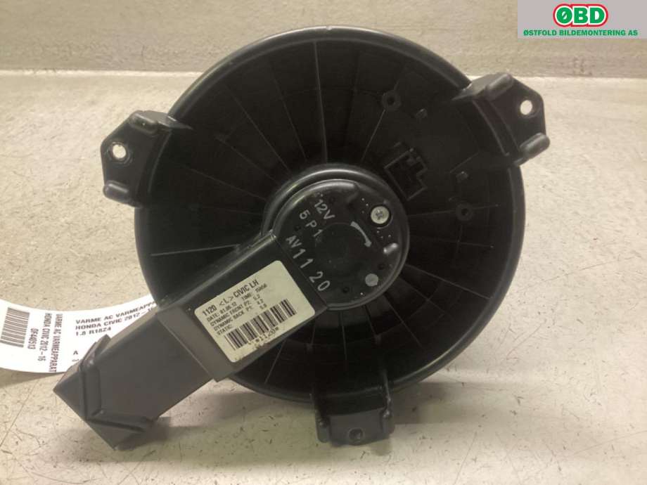 Varmeapparat motor til Honda Civic 2012-2015 (Type IX, Fase 1)  (HONDA|)