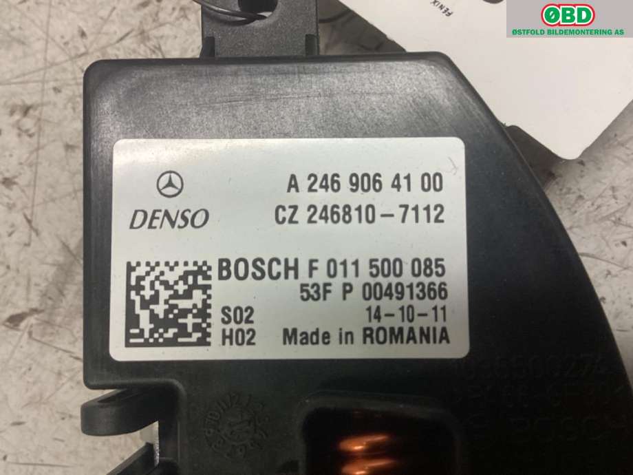 Varmeapparat motstand til Mercedes CLA 2013-2019 (C117) (C117) (MERCEDES|A 246 906 41 00|)