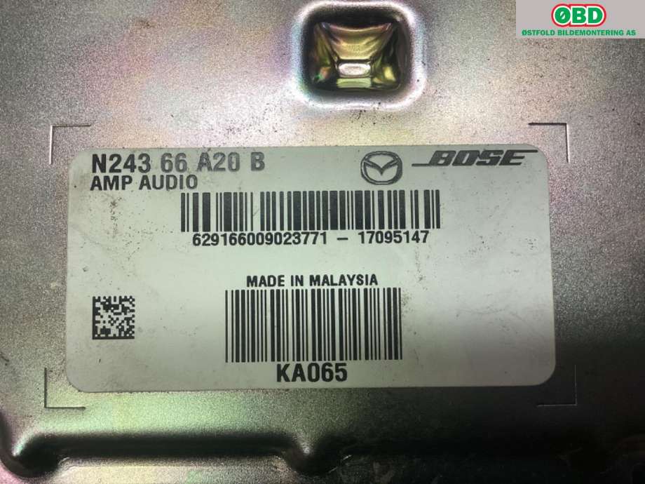 Bilstereo forsterker til Mazda MX-5 2015-->> (Type IV) (MAZDA|N243-66-A20B|)