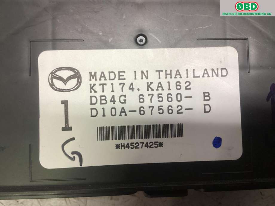 Styreenhet comfort (BCM) til Mazda MX-5 2015-->> (Type IV)  (MAZDA|DB4G-67-560B|)