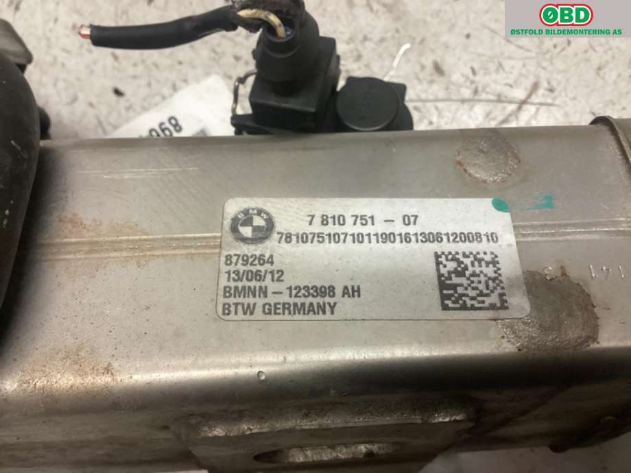 EGR-ventil til BMW 1-Serie 2011-2015 (Fase 1) (F20/F21) (F20/F21) (BMW|)
