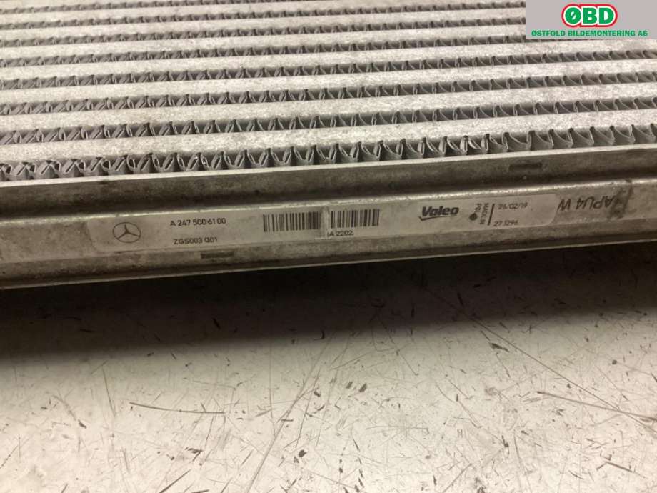 Intercooler til Mercedes CLA 2019-->> (C118) (C118) (MERCEDES|A 247 500 61 00|)