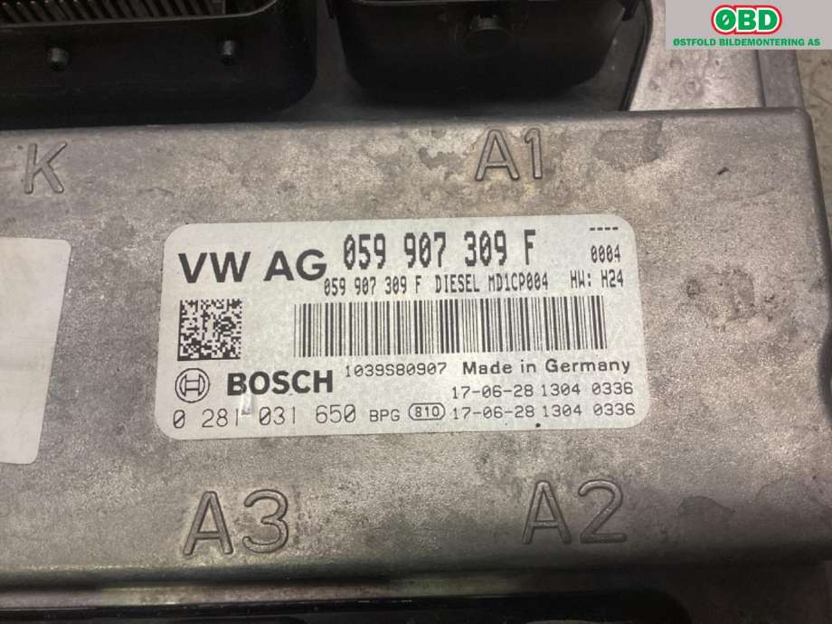 Styreenhet motor til Audi Q7 2015-->> (Type II)  (AUDI|4M0 907 401 A|)