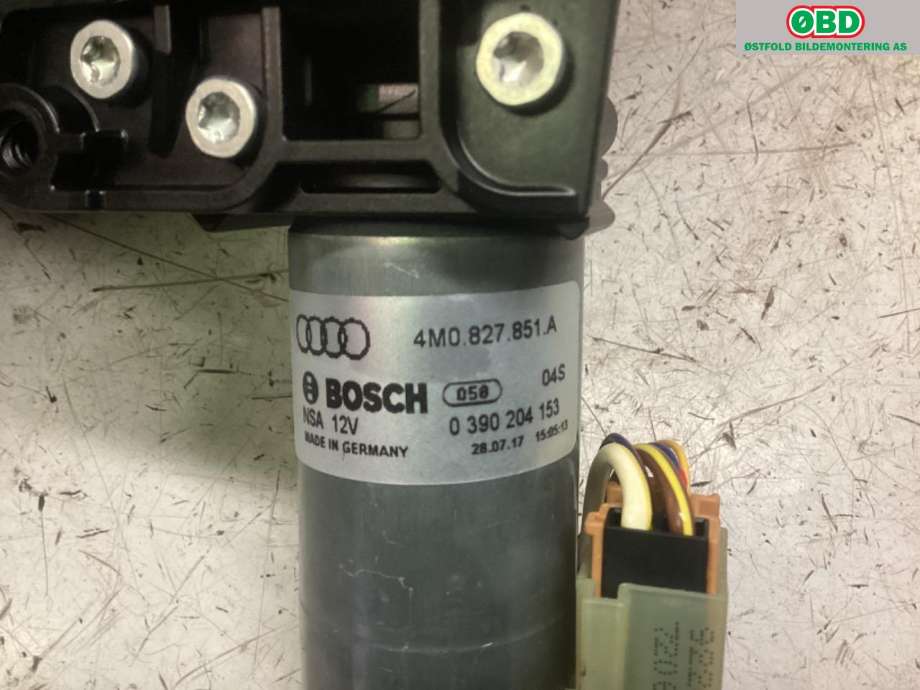 Baklukeåpner motor til Audi Q7 2015-->> (Type II)  (AUDI|4M0 827 851 C|4M0 827 851 D|)