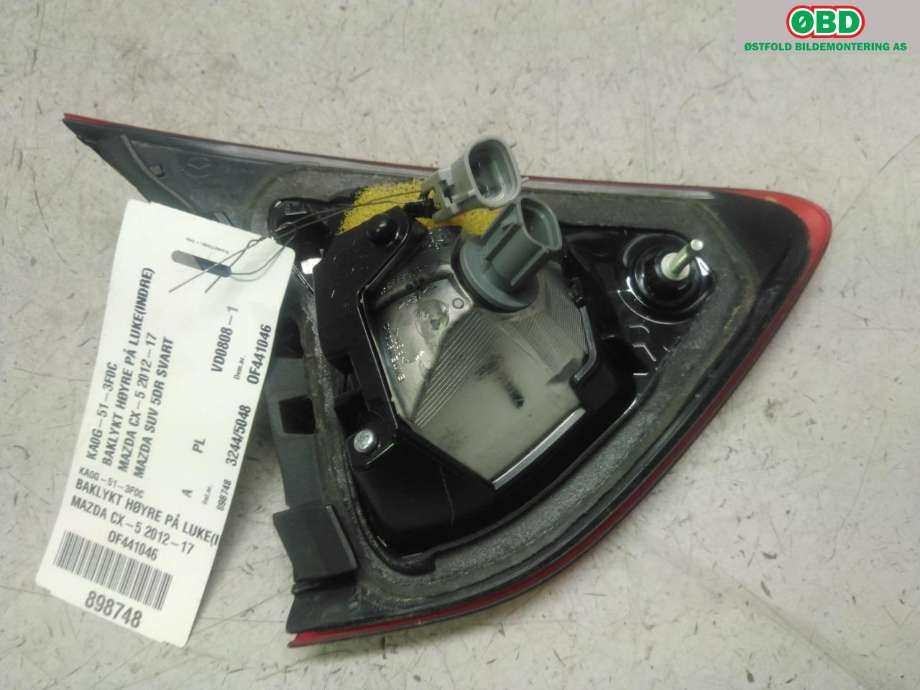 Baklykt høyre indre til Mazda CX-5 2012-2017 (Type I)  (MAZDA|KA0G-51-3F0C|)