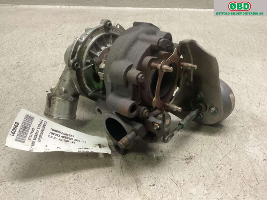 Turbo til Toyota Avensis 2009-2015 (Type III, Fase 1)  (TOYOTA|)