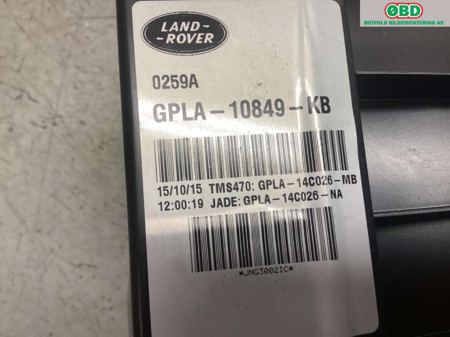 Instrumentpanel til Land Rover Range Rover Sport 2013-->>  (LAND-ROVER|LR070411|)