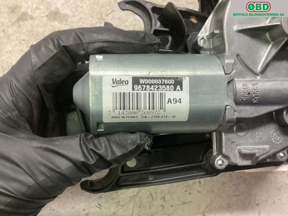 Viskermotor bakrute til Peugeot 2008 2013-2019 (Type I)  (PEUGEOT|96 784 235 80|)