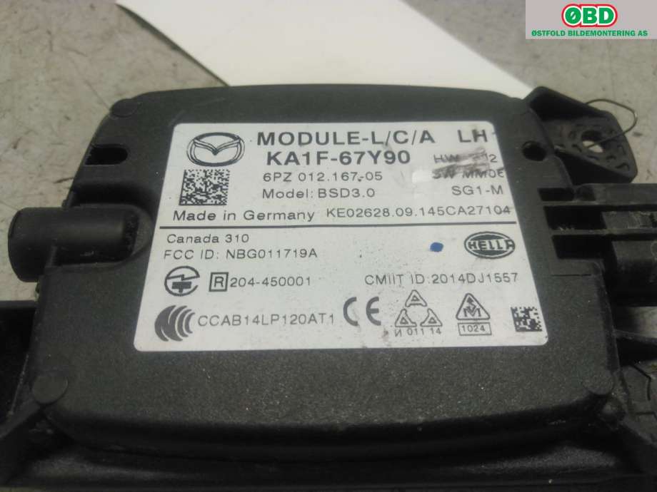 Sensor radar til Mazda CX-5 2012-2017 (Type I)  (MAZDA|KA1F-67-Y90|)
