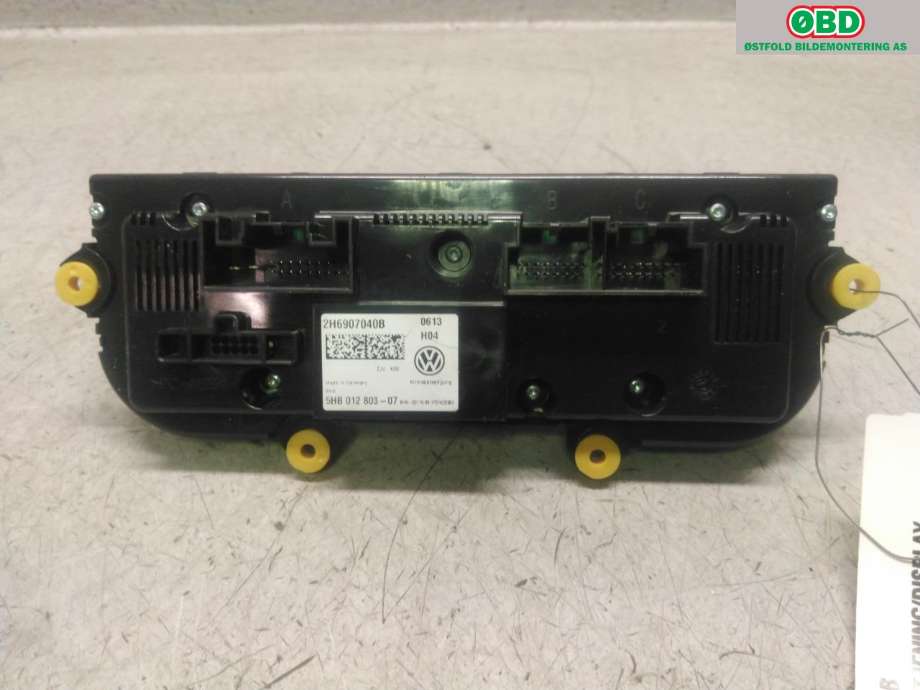 Varmeapparat betjening til VW Amarok 2016-2022 (Type I, Fase 2)  (VOLKSWAGEN|2H6 907 040 B|)