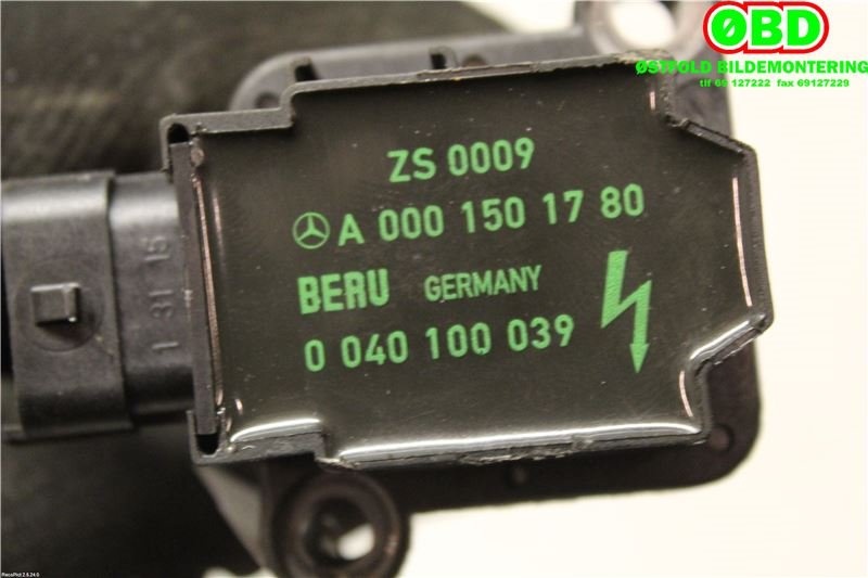 Coil elektronisk til Mercedes C-Klasse 2000-2004 (Fase 1) (W203) (W203) (MERCEDES|A 000 150 17 80|A 000 150 28 80|0001501780)