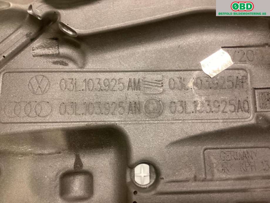 Motordeksel over motor til VW Tiguan 2007-2011 (Type I, Fase 1) (VOLKSWAGEN|03L 103 925 AM|)