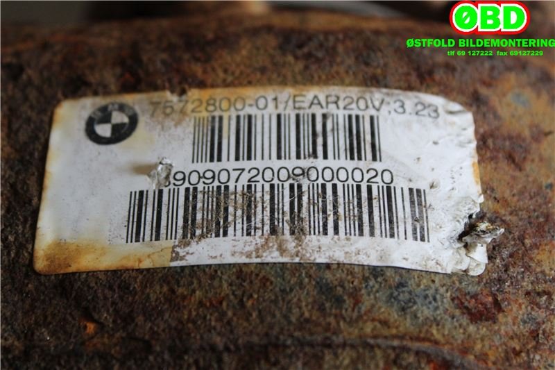 Kardang klokke bak til BMW 3-Serie, 2005-2011 (E90/E91/E92/E93) (E90/E91/E92/E93) (BMW|33 10 7 591 021)