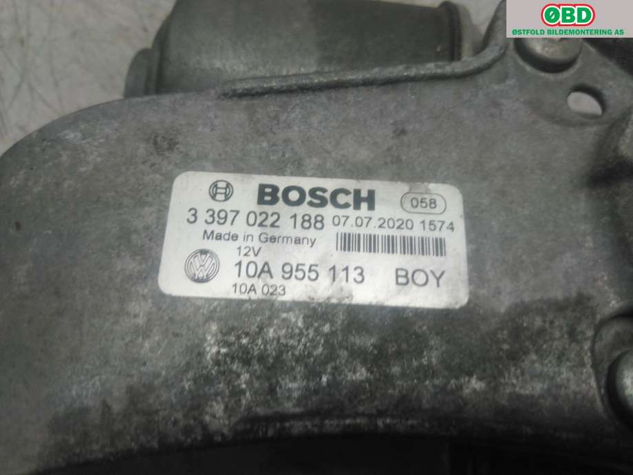 Viskermotor frontrute til VW ID.3 2020-->>  (VOLKSWAGEN|10A 955 113 A|)