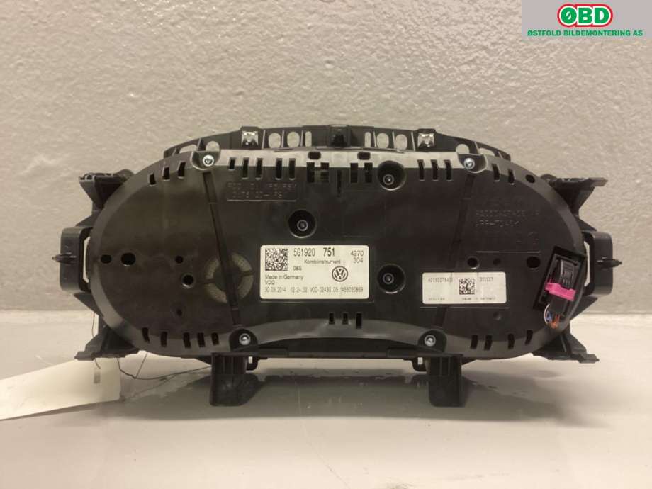 Instrumentpanel til VW Golf VII 2012-2017 (Fase 1)  (VOLKSWAGEN|5G1 920 751|)