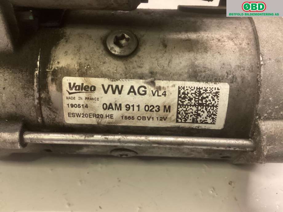 Starter diesel til VW Golf VII 2012-2017 (Fase 1)  (VOLKSWAGEN|0AM 911 023 J|)