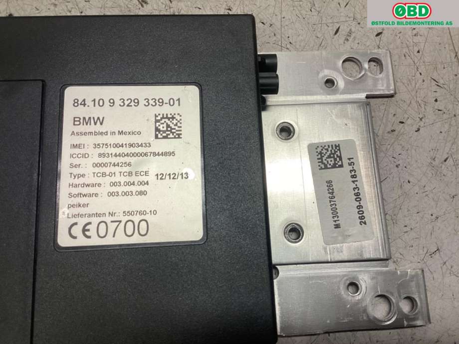 Styreenhet bluetooth til BMW X5 2013-2018 (F15) (F15) (BMW|84 10 9 362 848|)