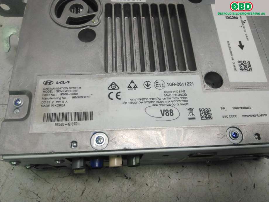 Bilstereo navigasjon til Hyundai Ioniq 5 2021-->>  (HYUNDAI|96560GI870|)