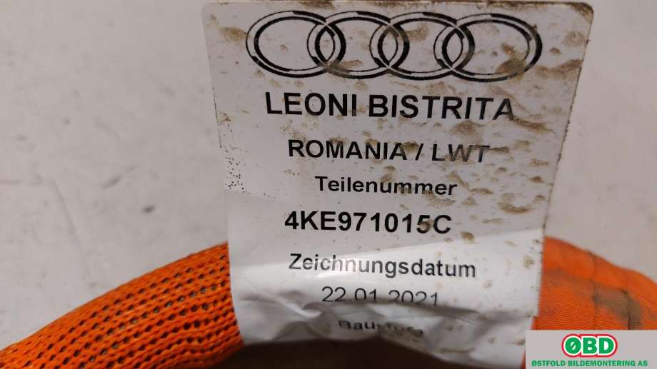Kabel høy volt (HV) hybrid til Audi e-tron 2018-->>  (AUDI|4KE 971 015 C||4KE971015C)