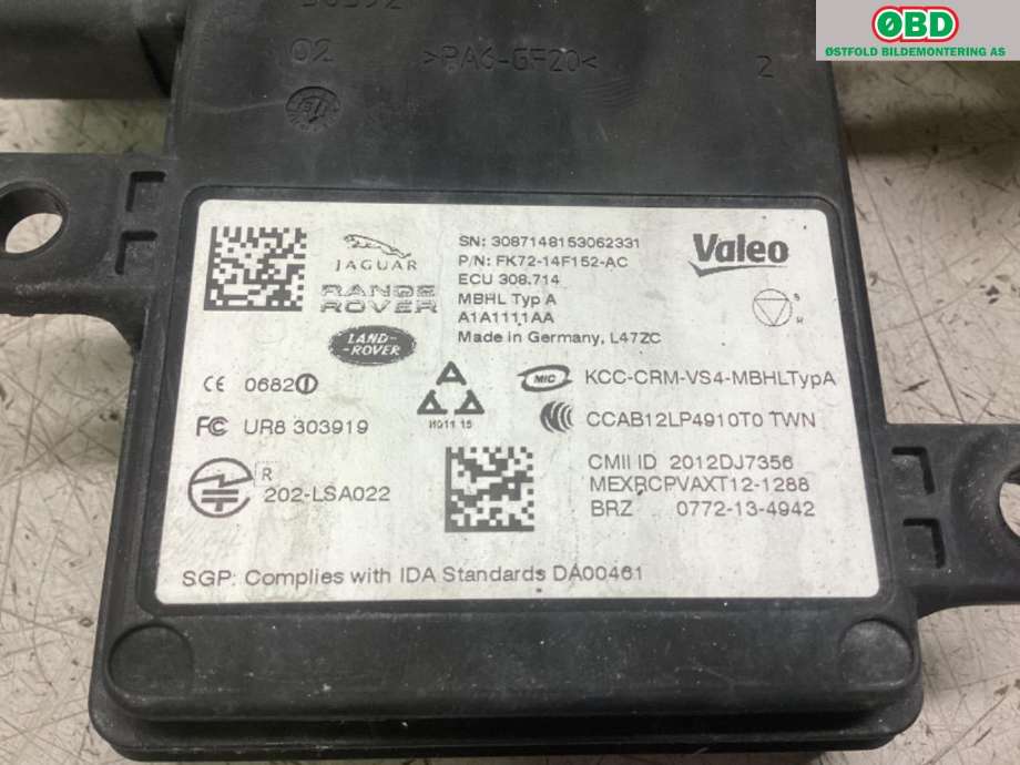 Sensor radar til Land Rover Range Rover Sport 2013-->>  (LAND-ROVER|LR061039|)