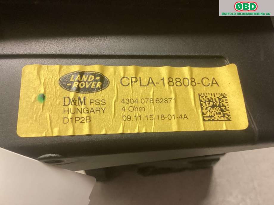 Bilstereo høyttaler til Land Rover Range Rover Sport 2013-->>  (LAND-ROVER|LR033287||CPLA18808CA)