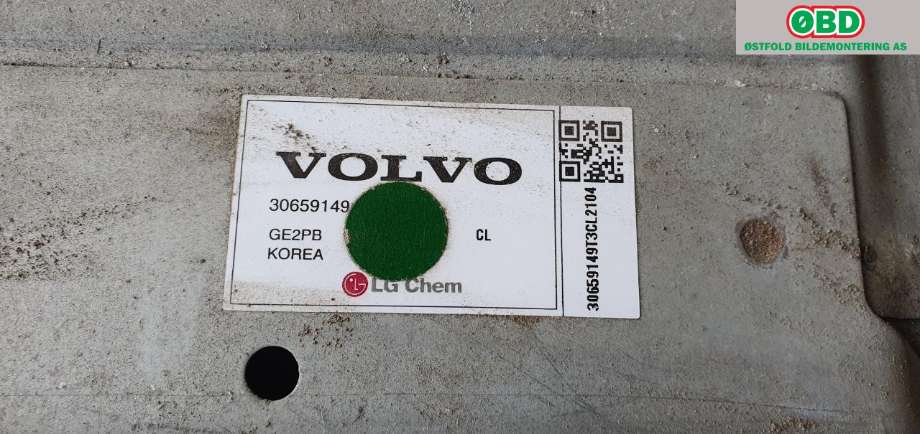 Batteripakke elbil til Volvo V60 2010-2013 (Type I, Fase 1)  (VOLVO|)