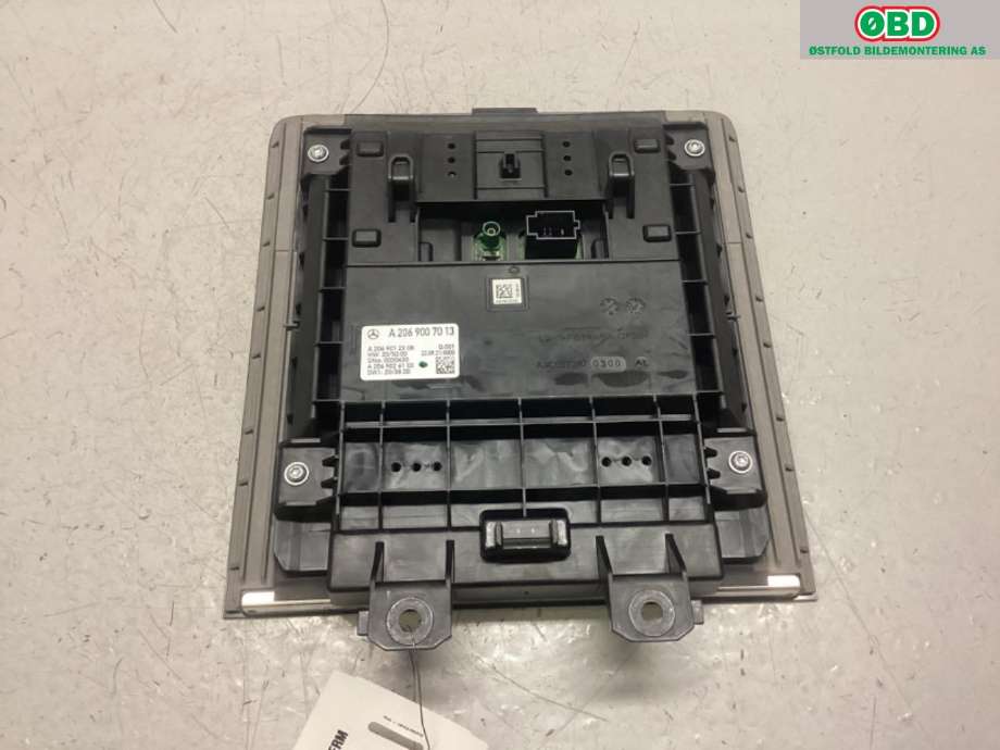 Instrument kjørecomputer til Mercedes C-Klasse 2021-->> (W206) (W206) (MERCEDES|A 206 900 70 13|A 206 900 65 14|)