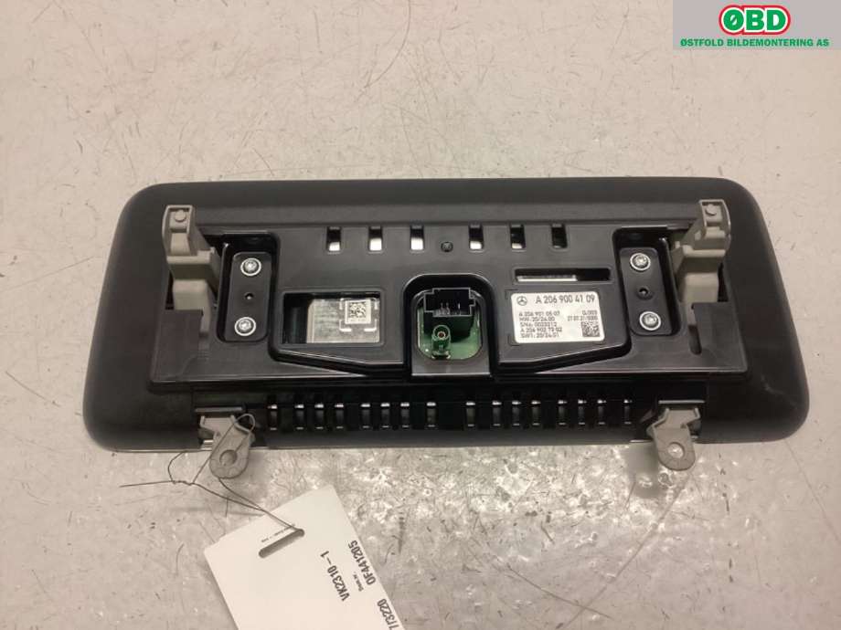 Instrumentpanel til Mercedes C-Klasse 2021-->> (W206) (W206) (MERCEDES|A 206 900 41 09|A 206 900 94 23|)