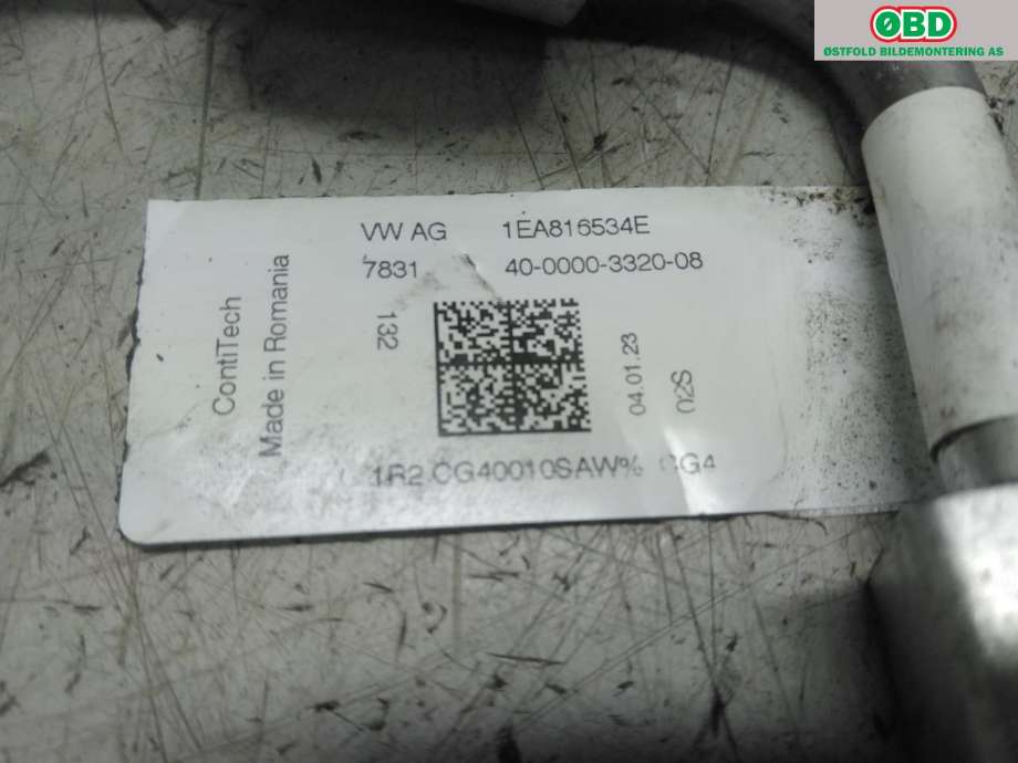 Aircondition rør til VW ID.4 2020-->>  (VOLKSWAGEN|1EA 816 534 E|)