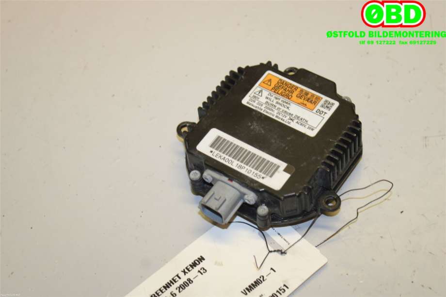 Styreenhet xenon/ballast til Mazda 6 2010-2013 (Type II, Fase 2) (MAZDA|GDN5510H3|)