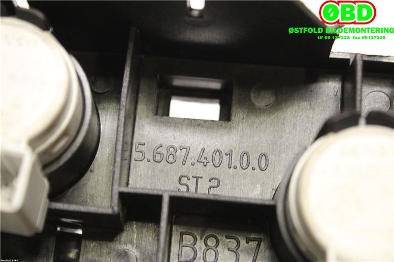 Varmeapparat betjening til Iveco Daily 2006-2011 (Type IV)  (Iveco|500334260|)