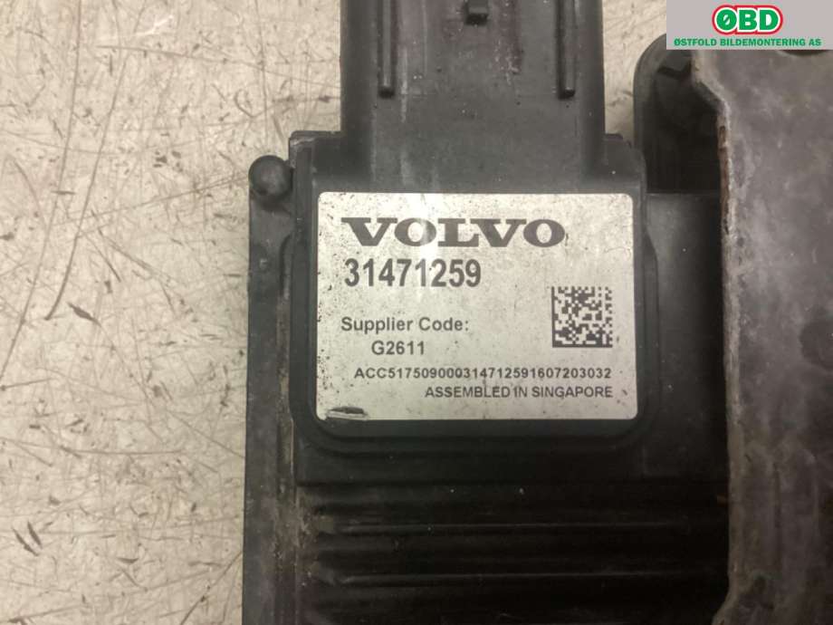 Sensor radar til Volvo V40 2012-2019  (VOLVO|31678089|)