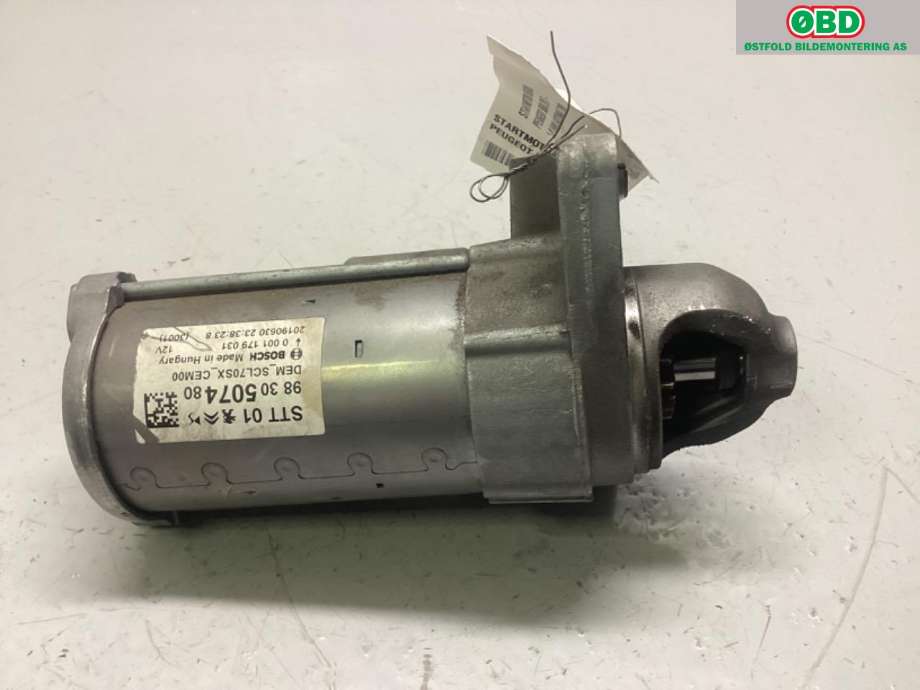 Starter til Peugeot 5008 2017-->> (Type II) (PEUGEOT|98 305 074 80|)