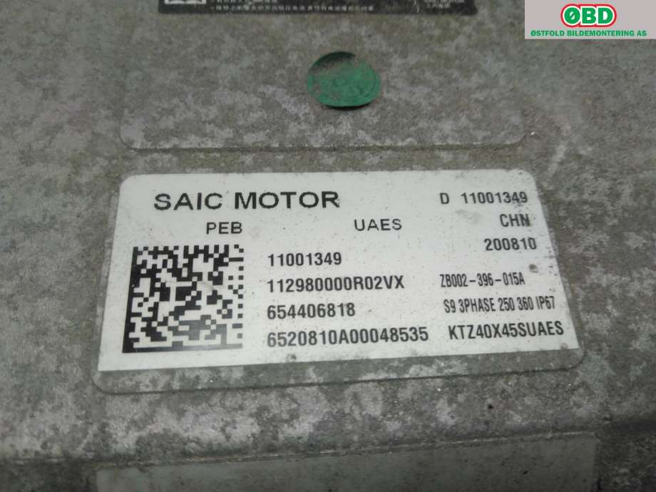 Inverter elbil til MG ZS EV 2019-2021 (Type I, Fase 1)  (MG|)