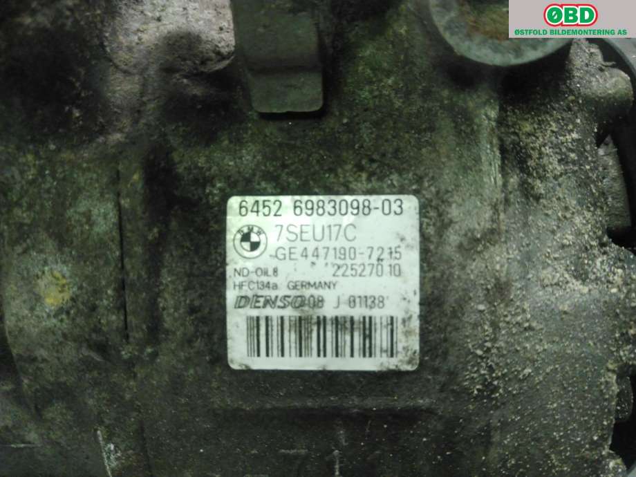 Aircondition kompressor til BMW 7-Serie 2000-2008 (E65/E66/E67/E88) (E65/E66/E67/E88) (BMW|64 50 9 174 802|)
