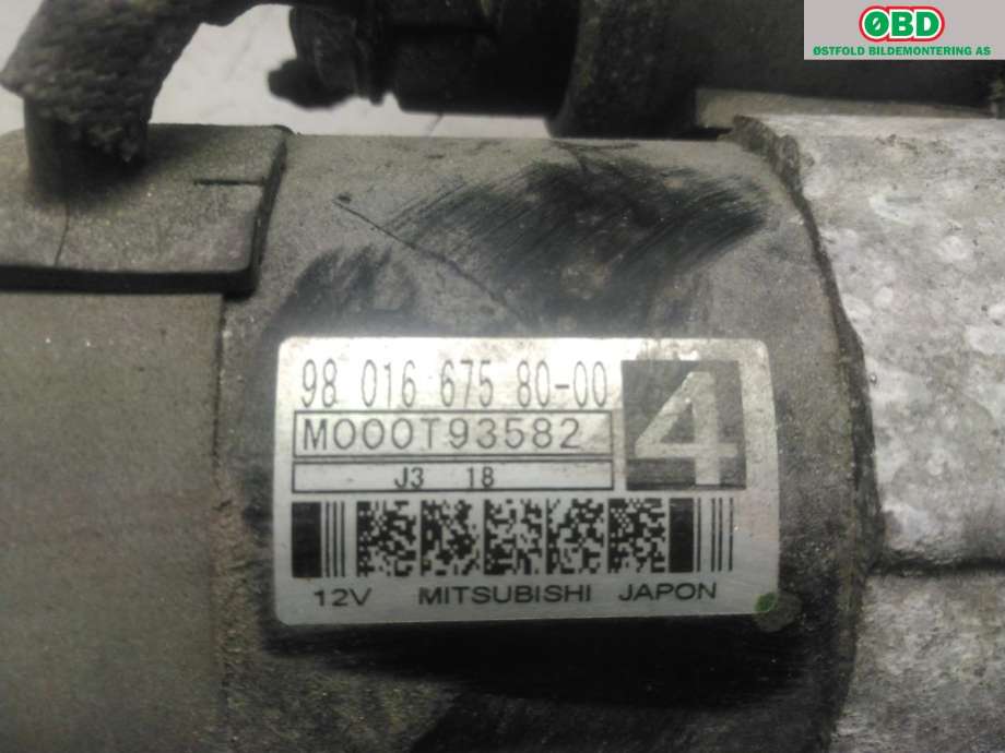 Starter diesel til Peugeot 308 2007-2011 (Type I, Fase 1)  (PEUGEOT  308 CABRIOLET|5802 AE|)