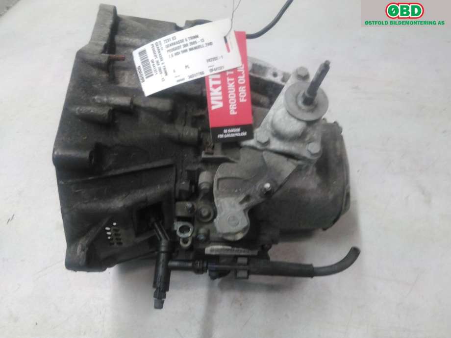 Girkasse manuell 6-trinn til Peugeot 308 2007-2011 (Type I, Fase 1)  (PEUGEOT  308 CABRIOLET|2231 E3|)