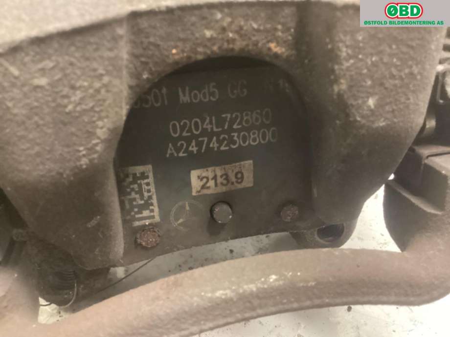 Bremsecaliper høyre bak til Mercedes A-Klasse 2018-->> (W177) (W177) (MERCEDES|A 247 423 20 00|)