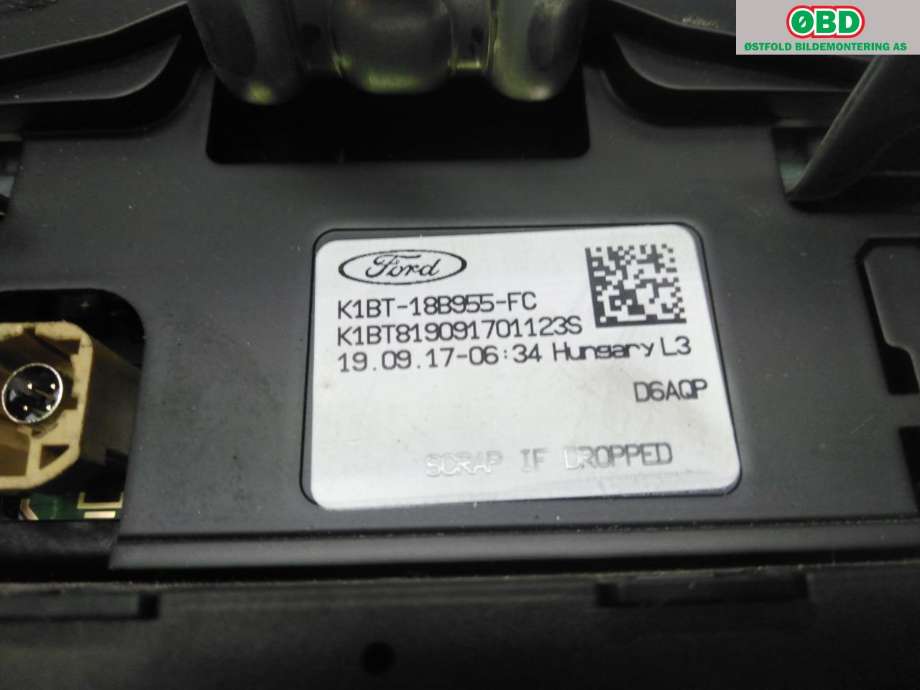 Bilstereo navigasjon til Ford Transit Custom 2013-2023 (Type I)  (FORD|2659234|)