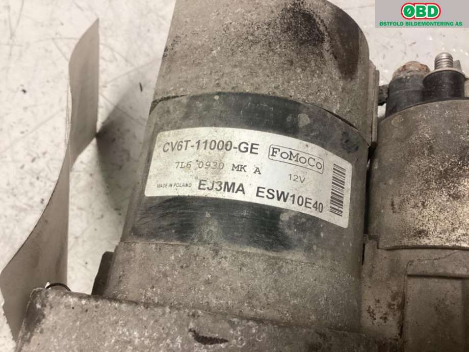 Starter til Ford Fiesta 2013-2017 (Type VI, Fase 2)  (FORD|)