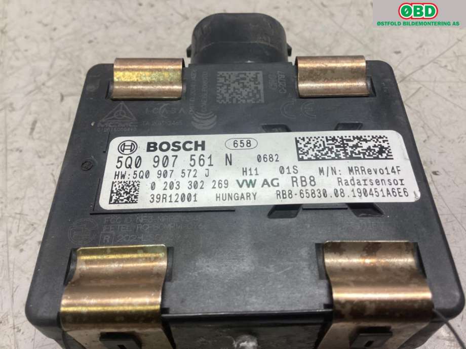 Sensor radar til VW e-Golf 2017-2020 (Fase 2)  (VOLKSWAGEN|5Q0 907 561 N|)