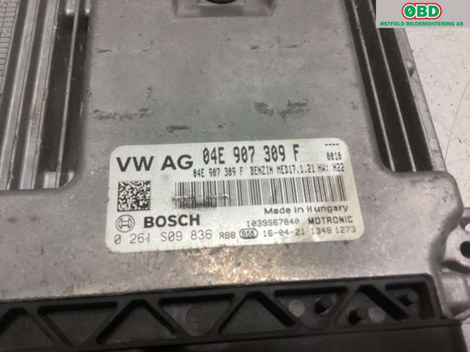 Styreenhet motor til Audi A3 2016-2020 (Type III, Fase 2)  (AUDI|04E 906 023 AF|)
