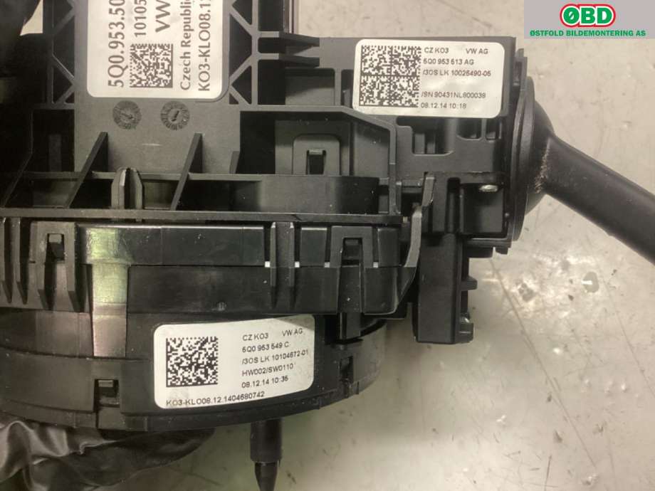 Bryter combi til Škoda Octavia 2013-2016 (Type III, Fase 1)  (SKODA||5Q0953507EJ)