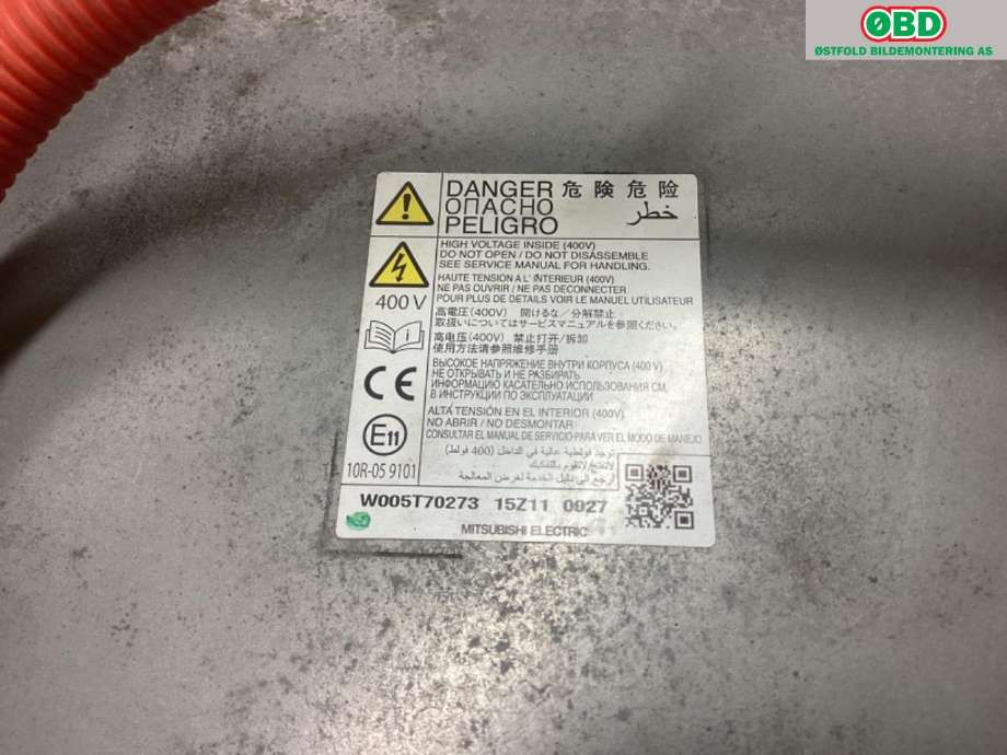 Batterilader (OBC - On Board Charger) til Peugeot Partner 2008-2015 (Type II, Fase 1)  (PEUGEOT|98 040 170 80|)