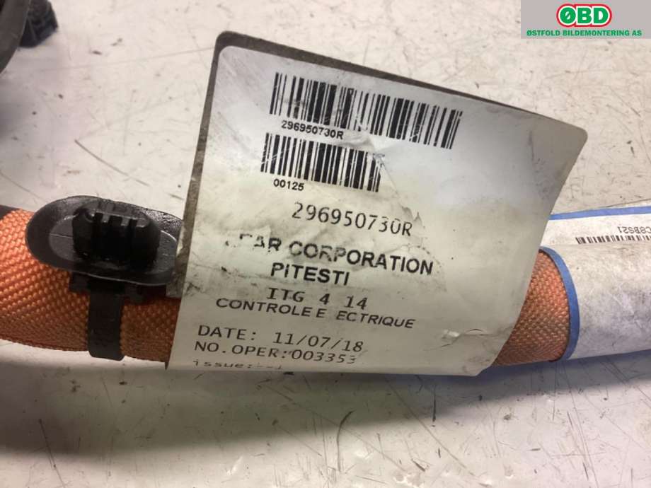 Kabel høy volt (HV) hybrid til Renault Zoe 2013-2019 (Fase 1)  (RENAULT|296950730R|)