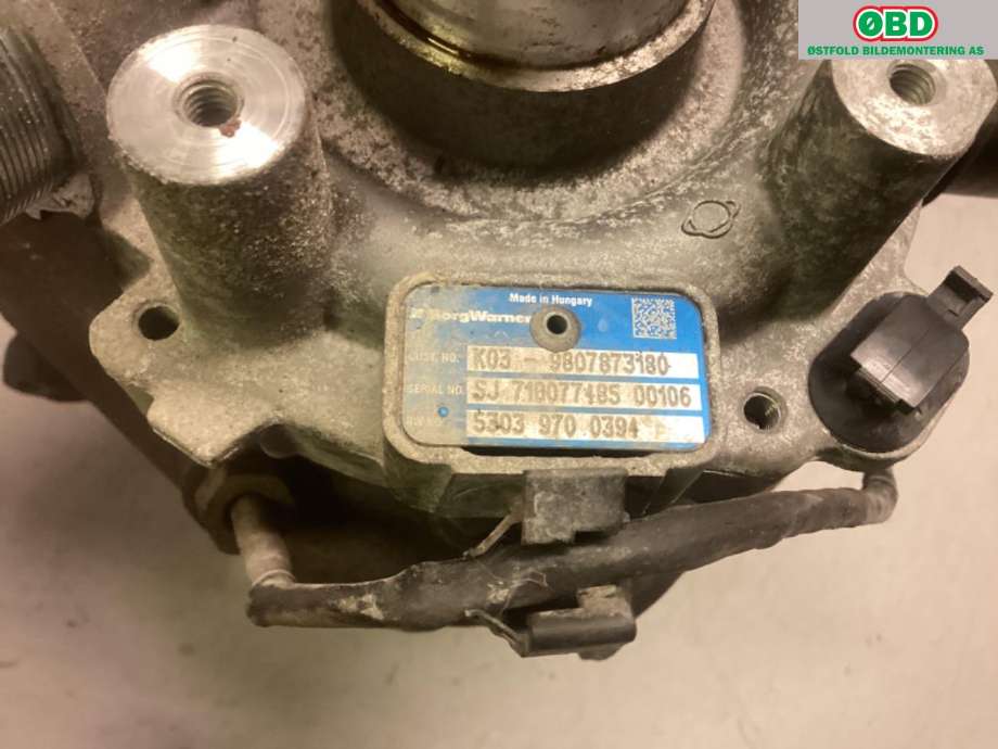 Turbo til Peugeot Expert 2016-->> (Type III)  (PEUGEOT|98 078 731 80|98 405 335 80|)
