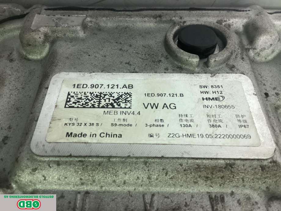 Inverter elbil til VW ID.4 2020-->>  (VOLKSWAGEN|)