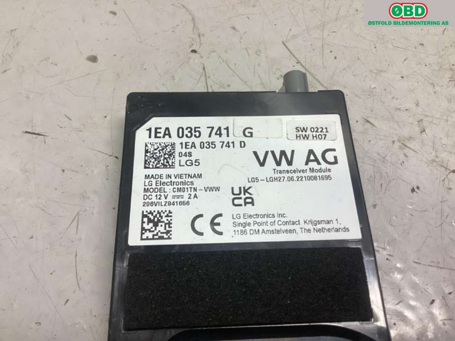 Antenne forsterker til Peugeot 308 2013-2021 (Type II)  (PEUGEOT|1EA035741G|)